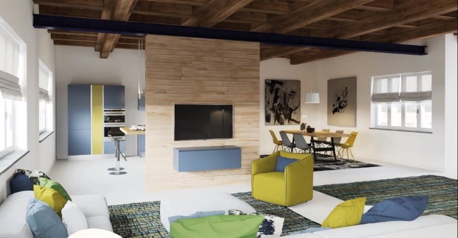 Travi a vista: come valorizzarle con l’arredamento