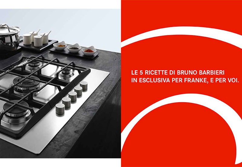 Dall’esperienza Franke 5 ricette in esclusiva firmate Bruno Barbieri