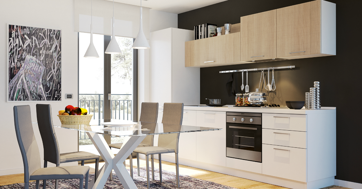 Blocco cucina Light La Casa Moderna Trento - Tramontin