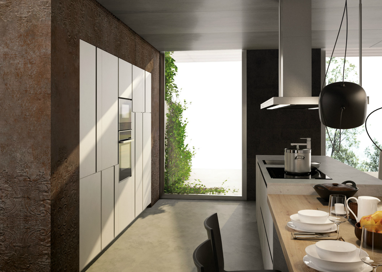 arredamento cucina minimal-tendenze arredamento 2019-Tramontin