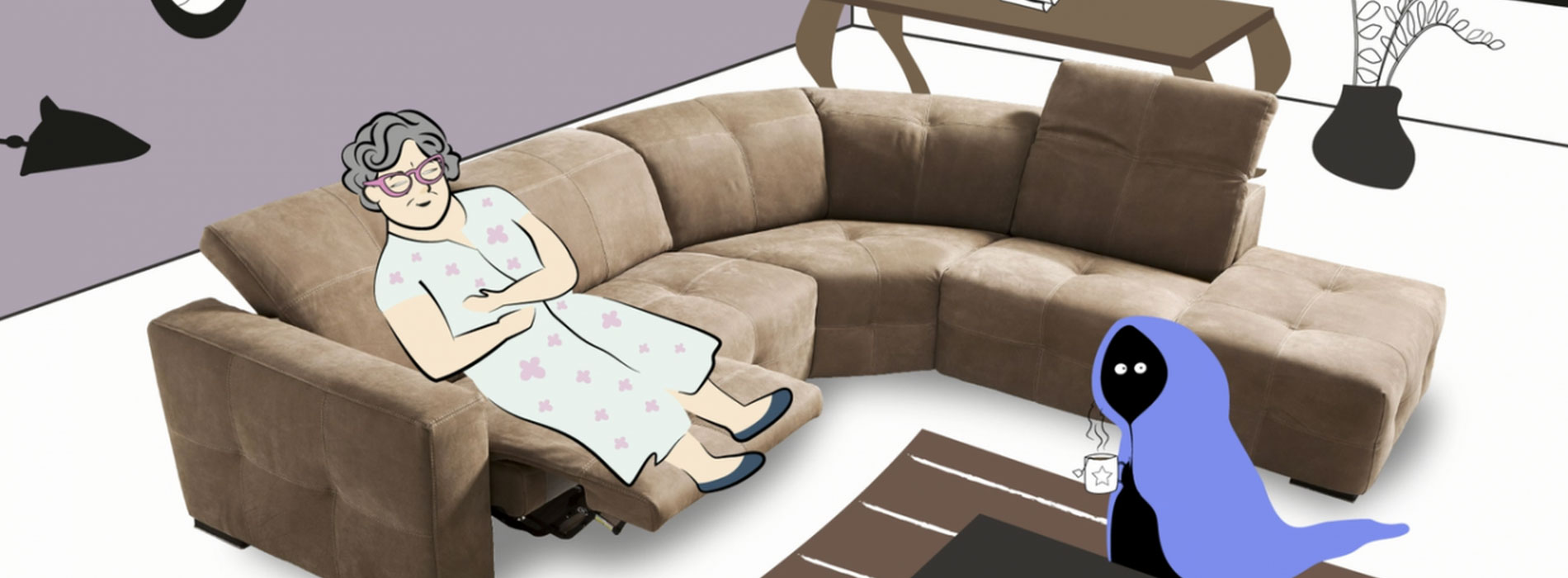 Il divano con seduta relax è perfetto per nonna Carla - Tramontin  Arredamenti