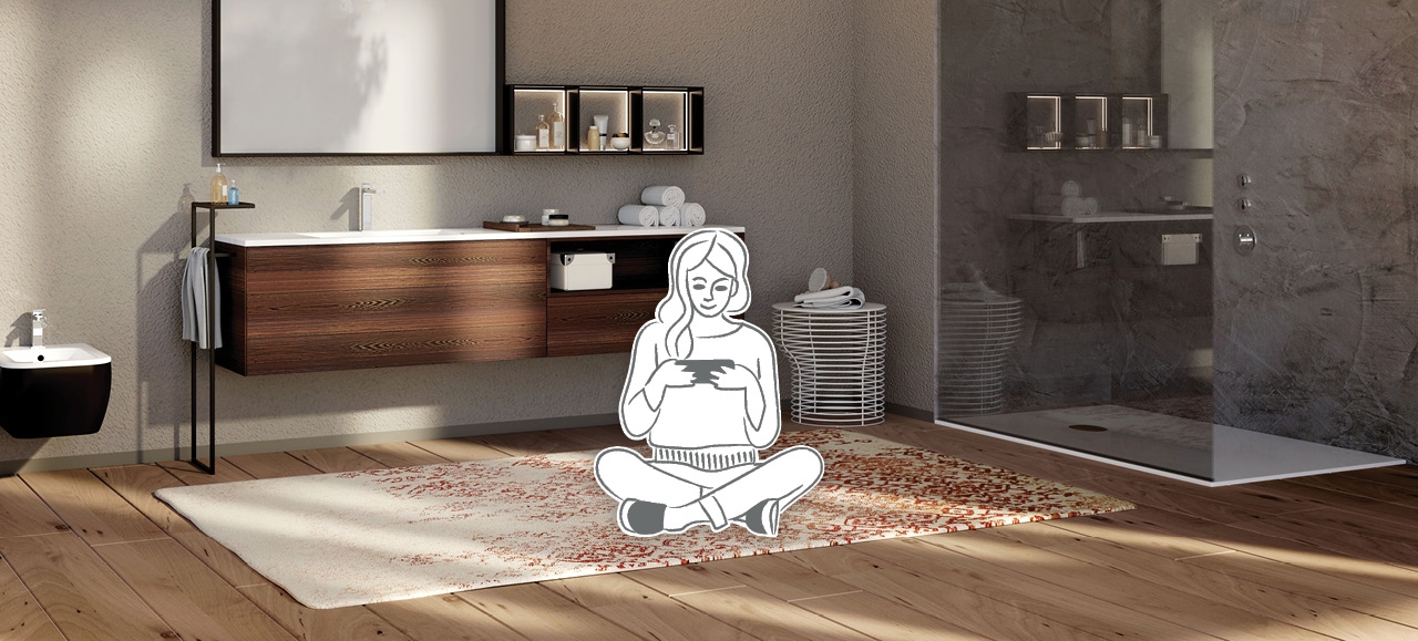 Le adolescenti e il bagno: Sofia sogna un bagno tutto suo