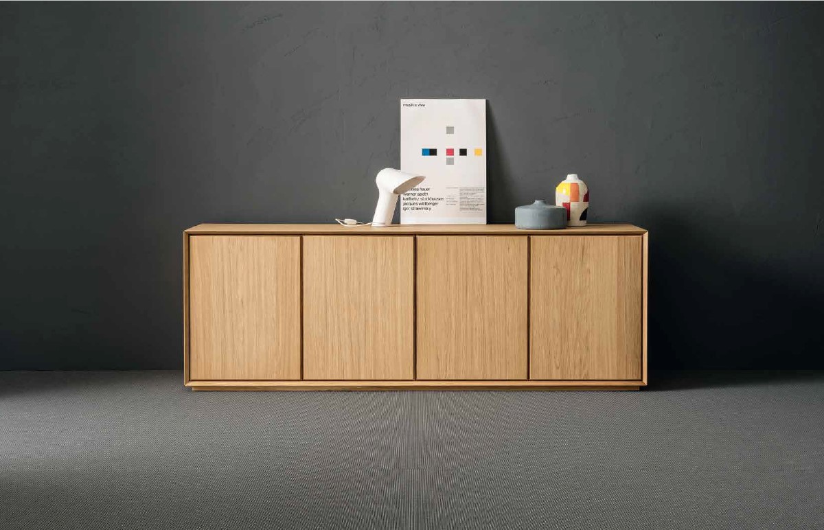 Madia in rovere massello